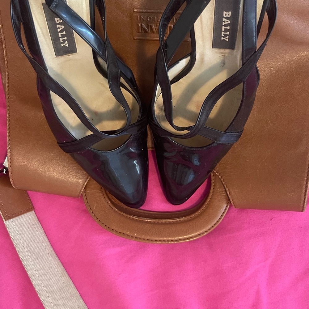 Bally Black Heels with Classic Silhouette